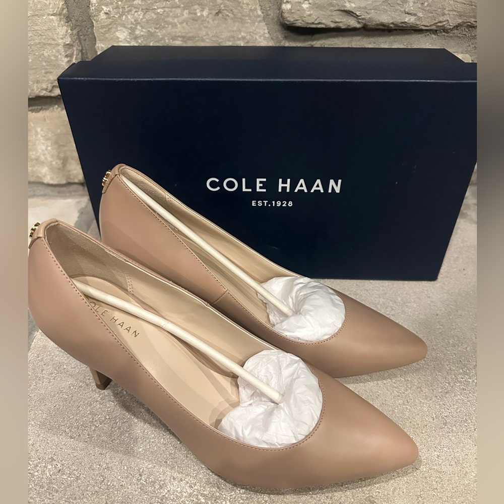 Cole Haan Prieta Pump II in Beige